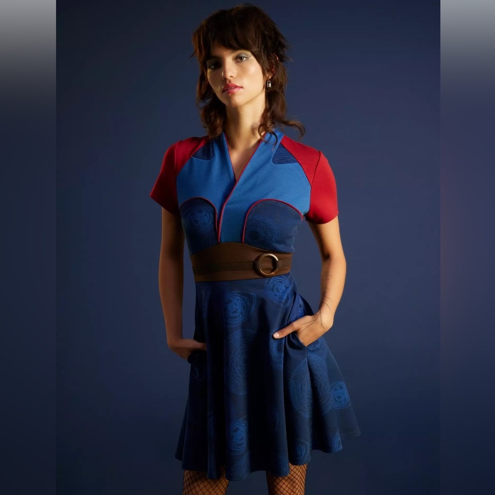 Her Universe Marvel Dr. Strange Cosplay Dress with Pockets